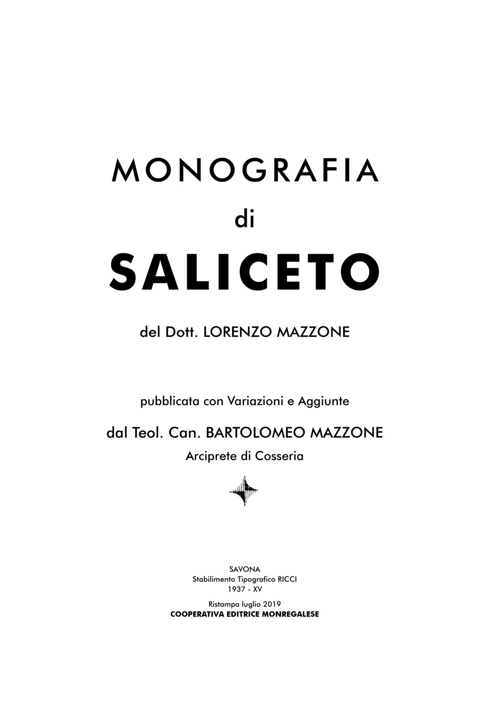 Monografia di Saliceto