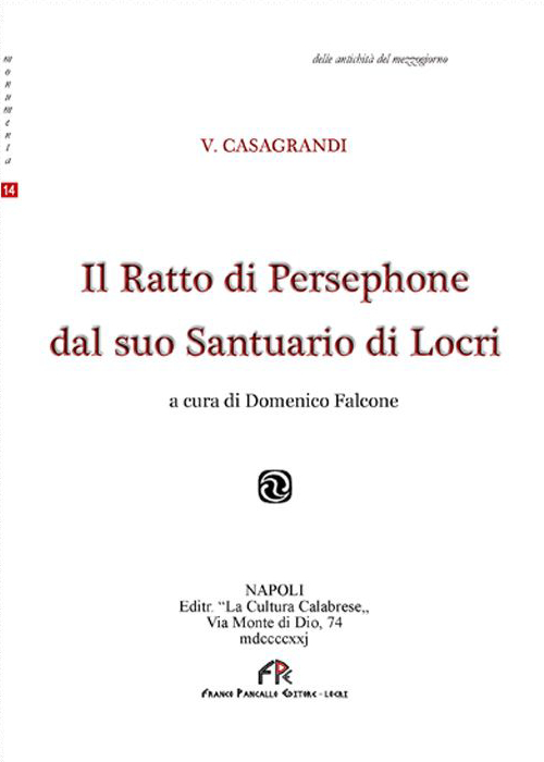 Il ratto di Persephone dal suo santuario di Locri