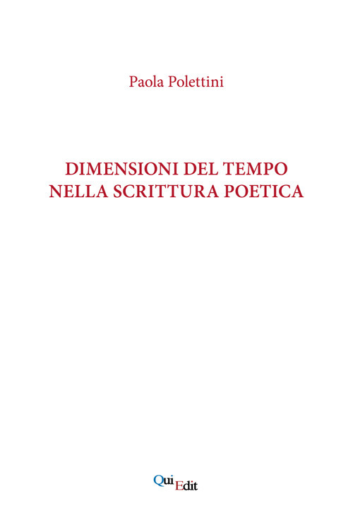 Dimensioni del tempo nella scrittura poetica