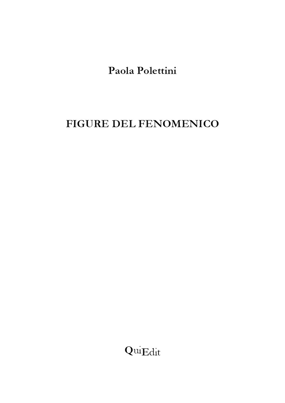 Figure del fenomenico