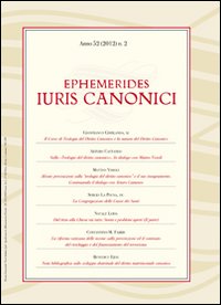 Ephemerides Iuris canonici (2012). Vol. 2