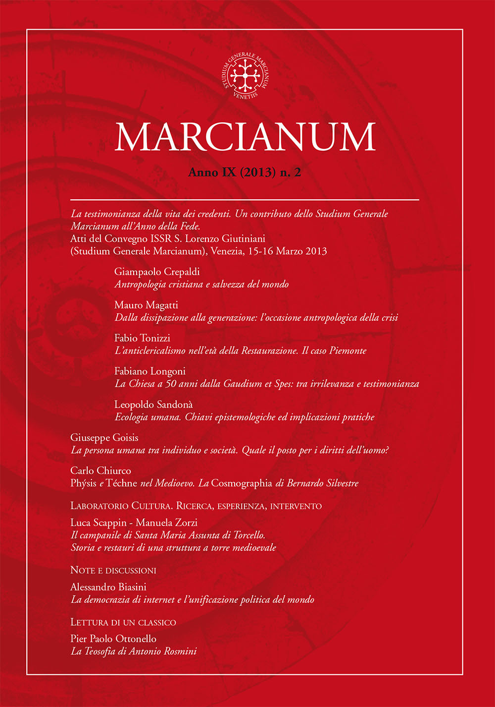 Marcianum (2013). Vol. 2