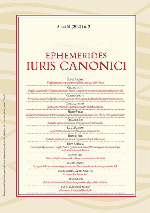 Ephemerides Iuris canonici (2021). Vol. 2