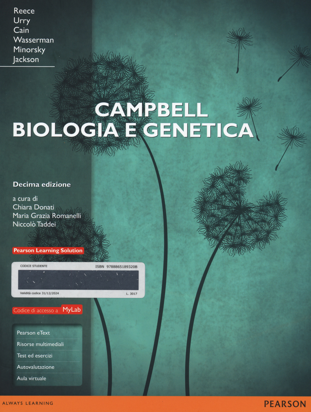 Campbell. Biologia e genetica. Ediz. mylab. Con aggiornamento online. Con e-book