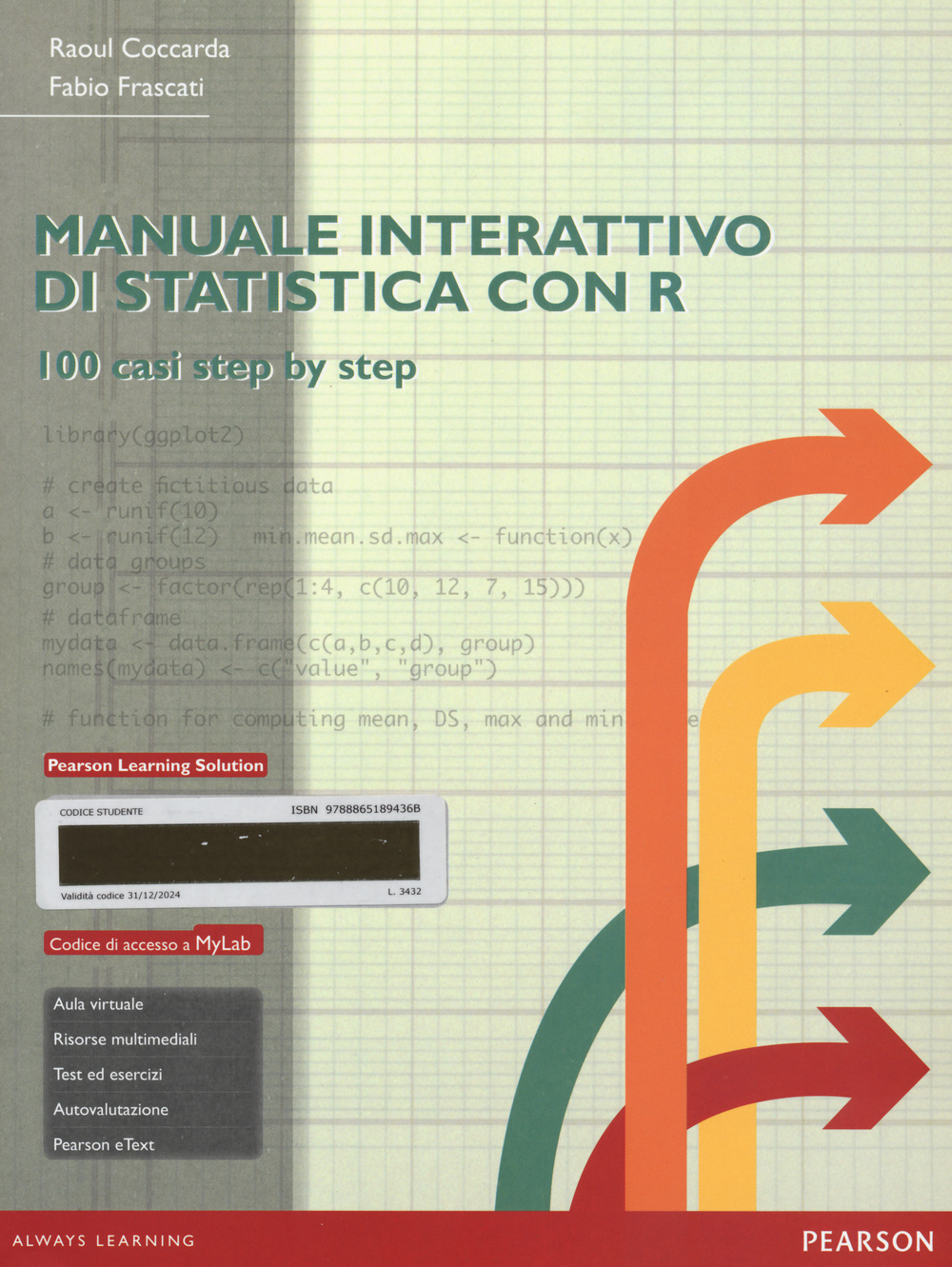 Manuale interattivo di statistica con R. Ediz. mylab. Con eText. Con espansione online