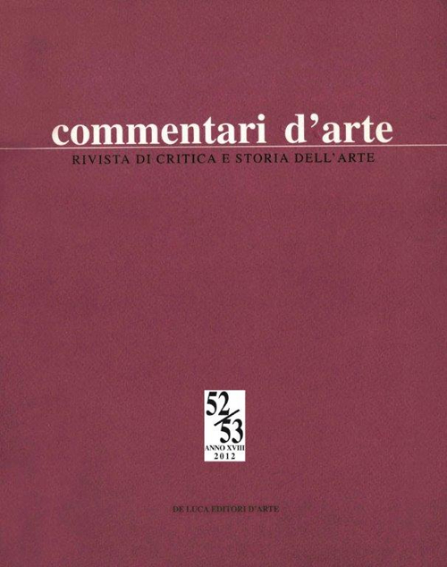 Commentari d'arte (2012) voll. 52-53