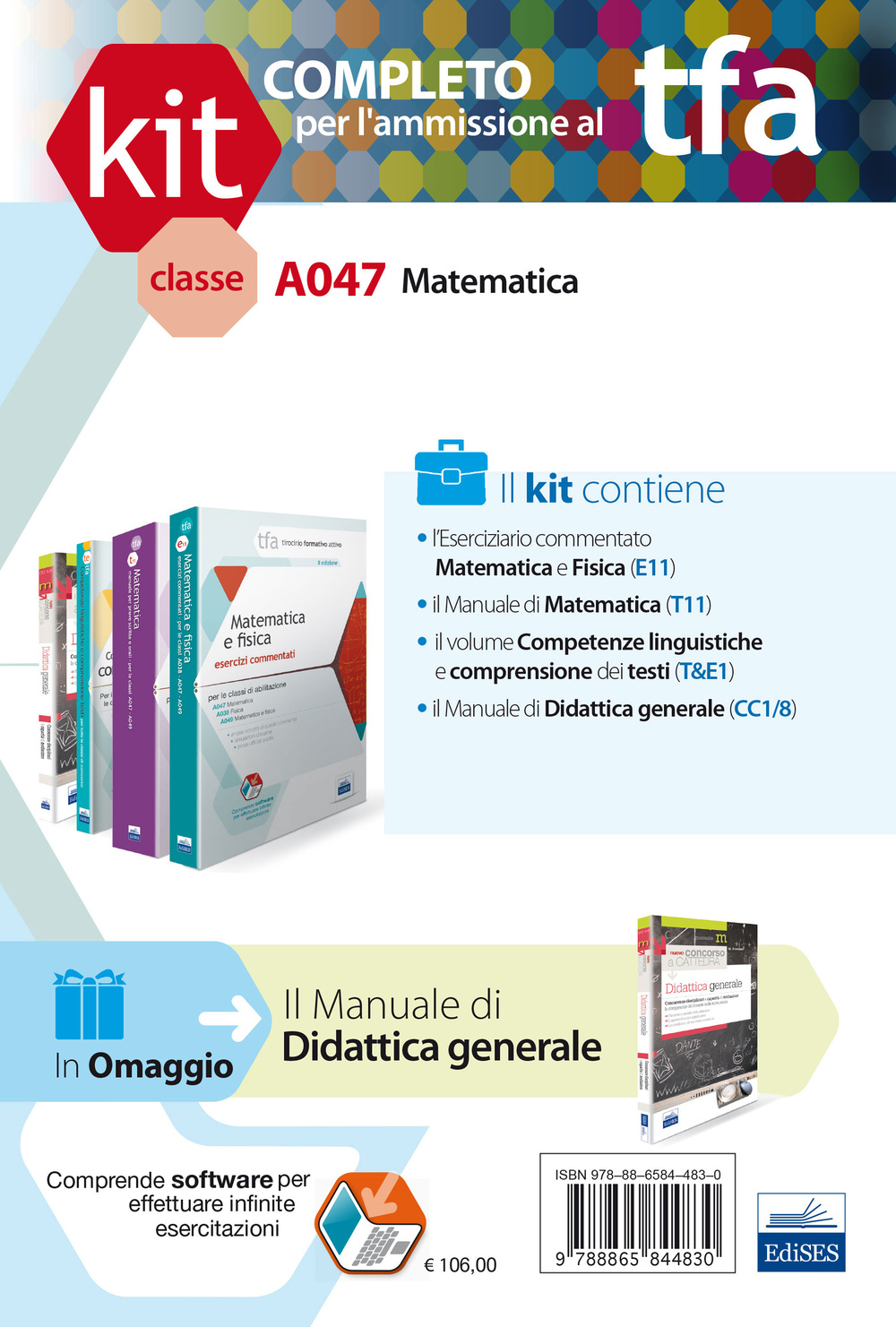 TFA. Classe A047 per prove scritte e orali. Manuali di teoria e esercizi di matematica. Ki completo. Con software di simulazione