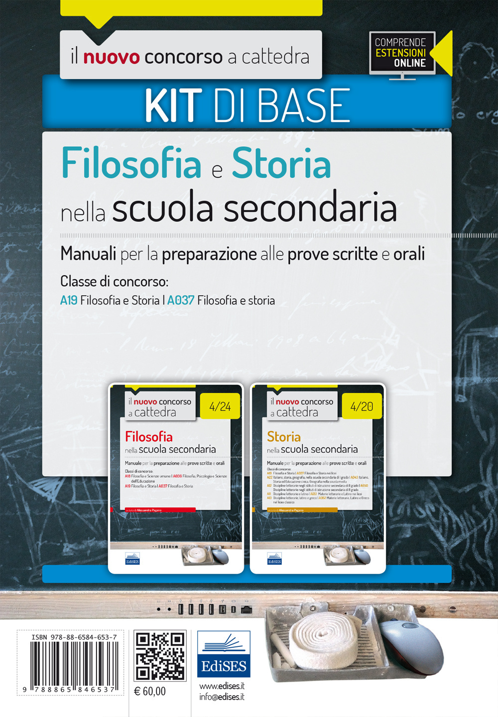 CC 4/10 Filosofia e storia per la scuola secondaria. Manuali per la preparazione alle prove scritte e orali. Classe di concorso: A19, A037. Kit di base