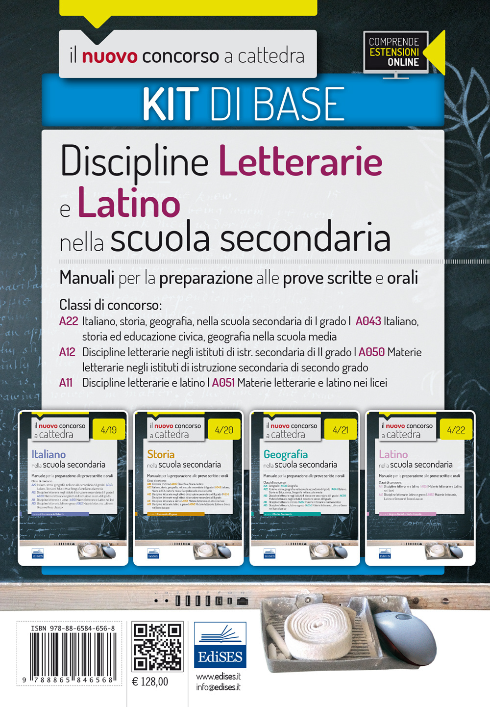 Il nuovo concorso a cattedra. Classi A22 (A043), A12 (A050), A11 (A051). Kit discipline letterarie e latino nella scuola secondaria. Manuale.. Con espansione online