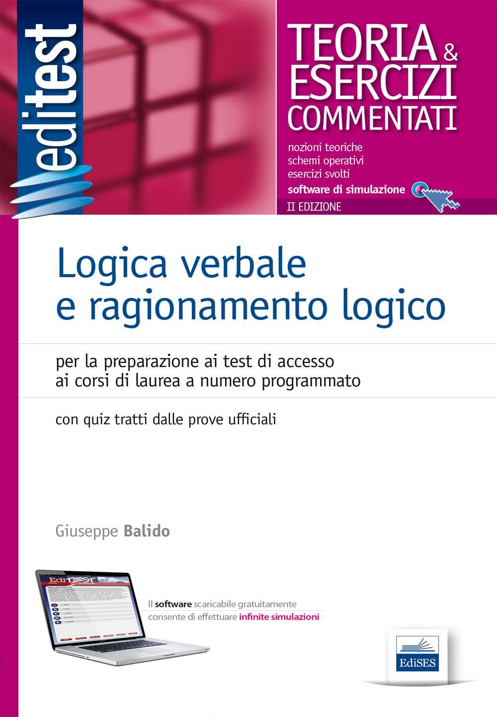 EdiTEST. Logica verbale e ragionamento logico. Teoria & esercizi commentati online. Con software di simulazione