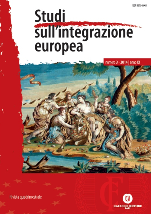 Studi sull'integrazione europea (2014). Vol. 3