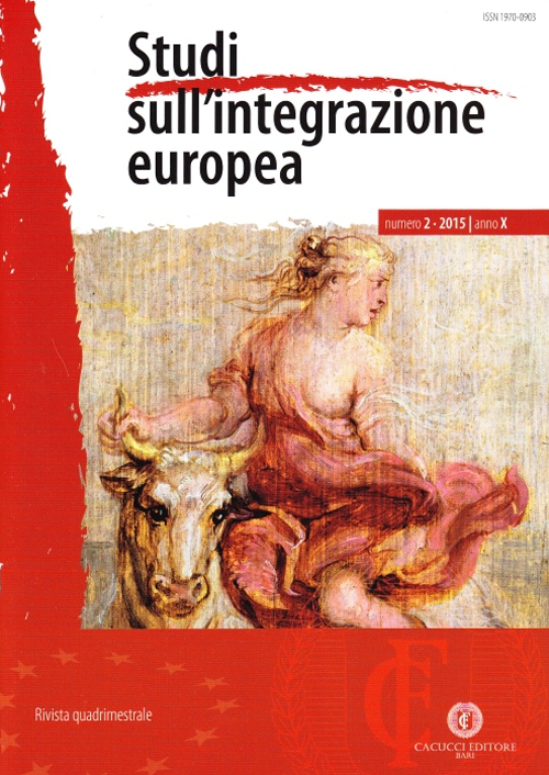 Studi sull'integrazione europea (2015). Vol. 2