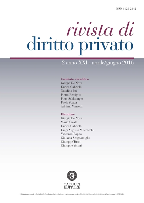 Rivista di diritto privato. Vol. 2