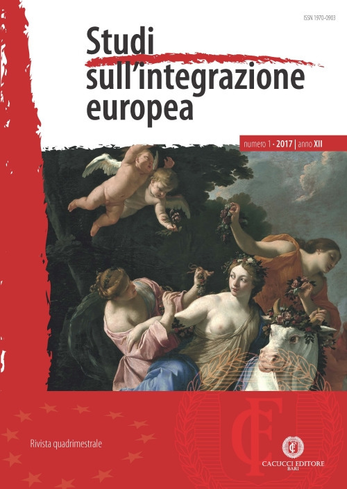 Studi sull'integrazione europea (2017). Vol. 1