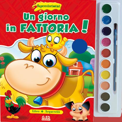 Un giorno in fattoria! Supercolorissimi. Ediz. illustrata. Con gadget