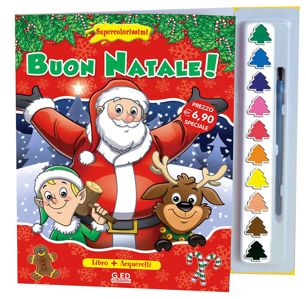 Buon Natale! Supercolorissimi. Ediz. illustrata. Con gadget