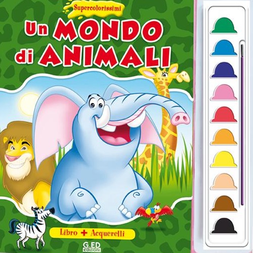 Un mondo di animali. Supercolorissimi. Ediz. illustrata. Con gadget