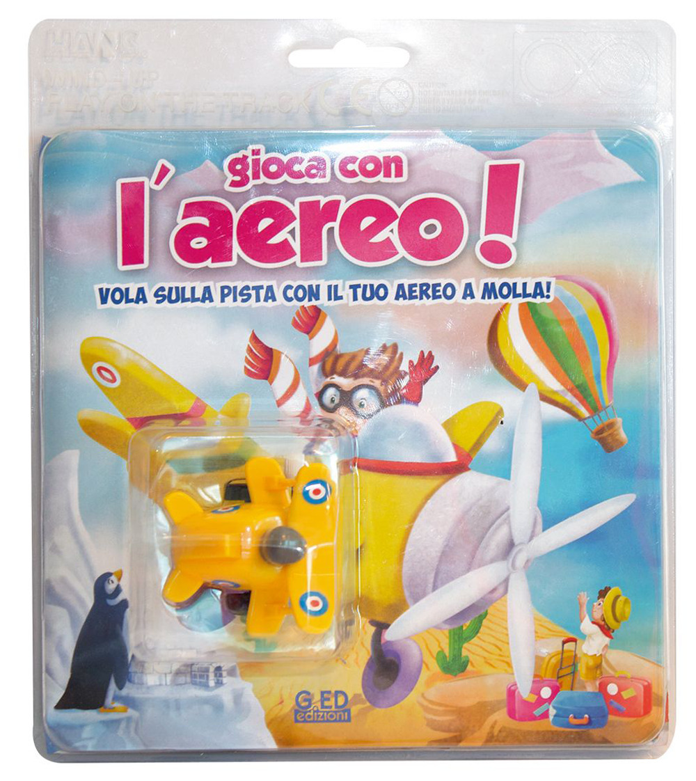 Gioca con l'aereo! Vola sulla pista con il tuo aereo a molla! Ediz. illustrata. Con gadget