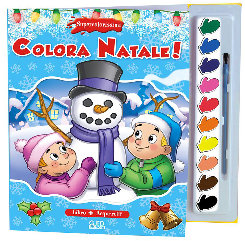 Colora Natale! Supercolorissimi. Ediz. illustrata. Con gadget