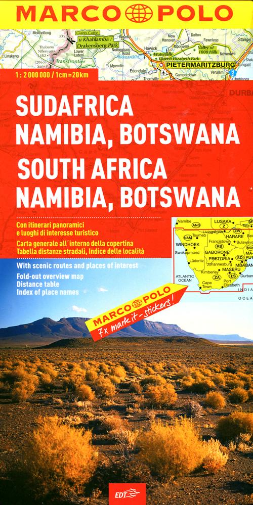 Sudafrica, Namibia, Botswana 1:2.000.000