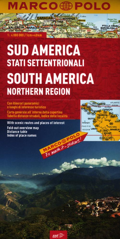 Sud America (stati settentrionali) 1:4.000.000