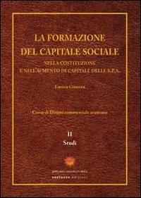 La formazione del capitale sociale. Nella costituzione e nell'aumento di capitale delle s.p.a.. Vol. 2: Studi