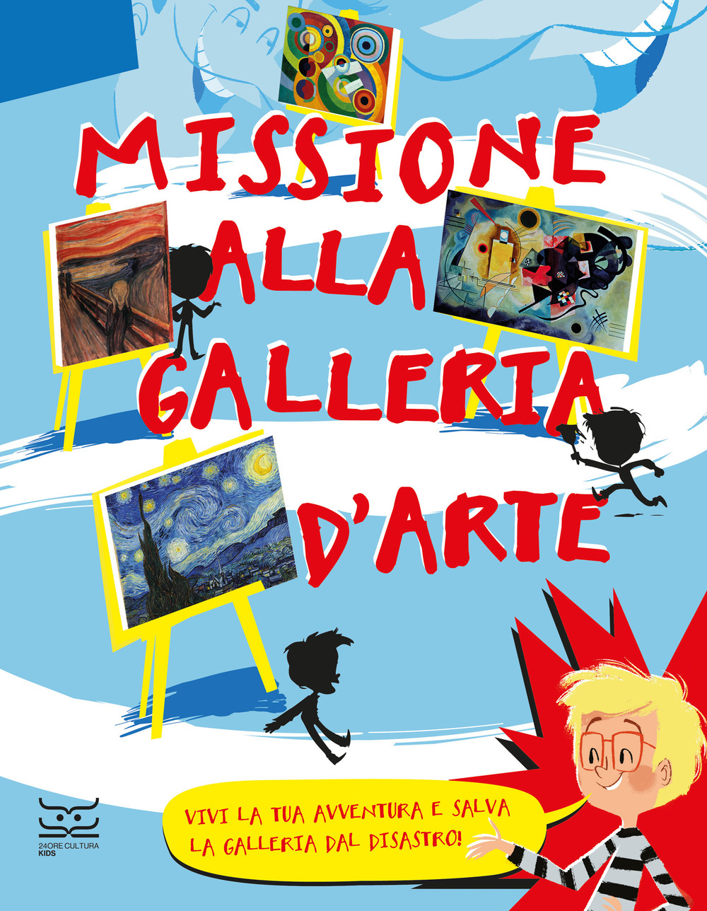 Missione alla galleria d'arte. Vivi la tua avventura e salva la galleria dal disastro!