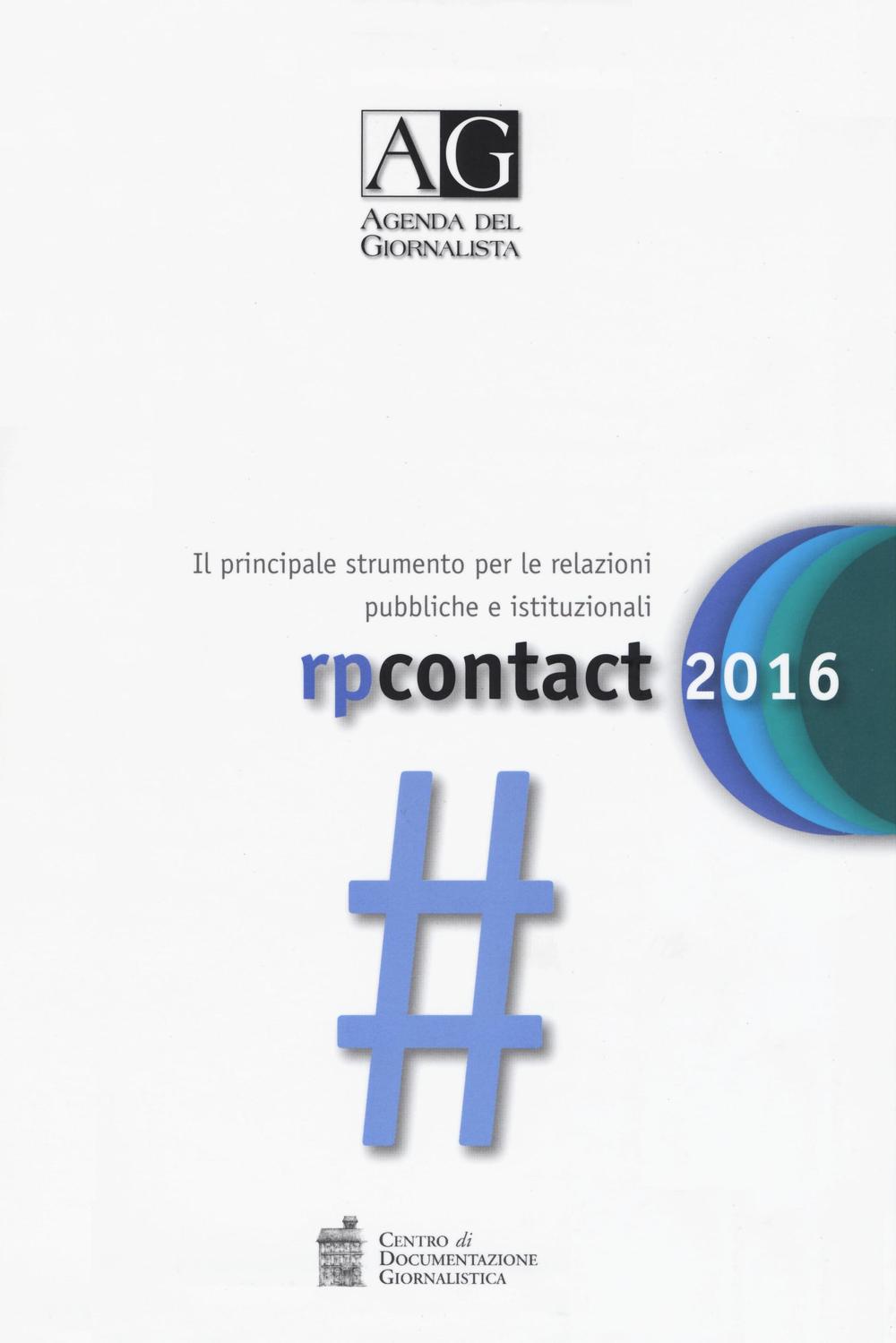 Agenda del giornalista 2016. Rp contact