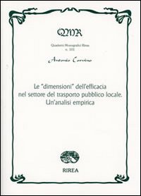 Le «dimensioni» dell'efficacia nel settore del trasporto pubblico locale. Un'analsi empirica