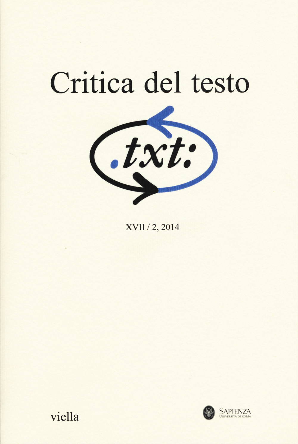 Critica del testo. Vol. 17/2