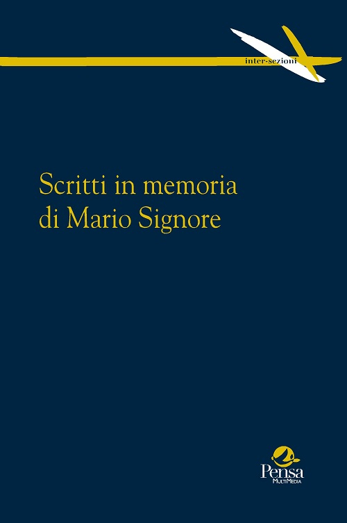 Scritti in memoria di Mario Signore