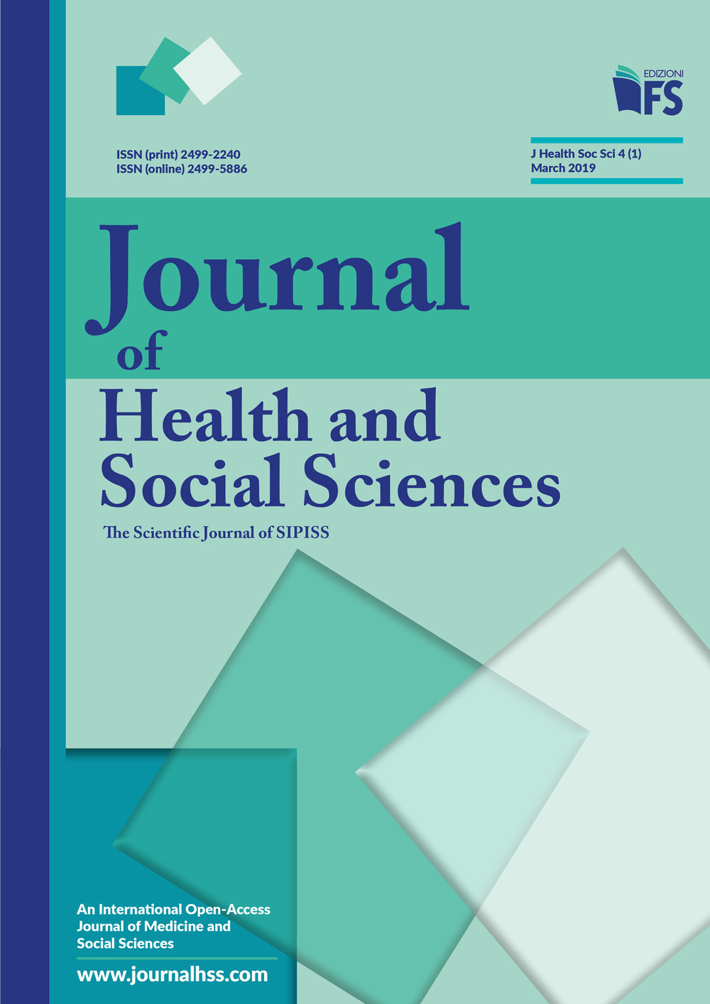 Journal of health and social sciences (2019). Vol. 1: March