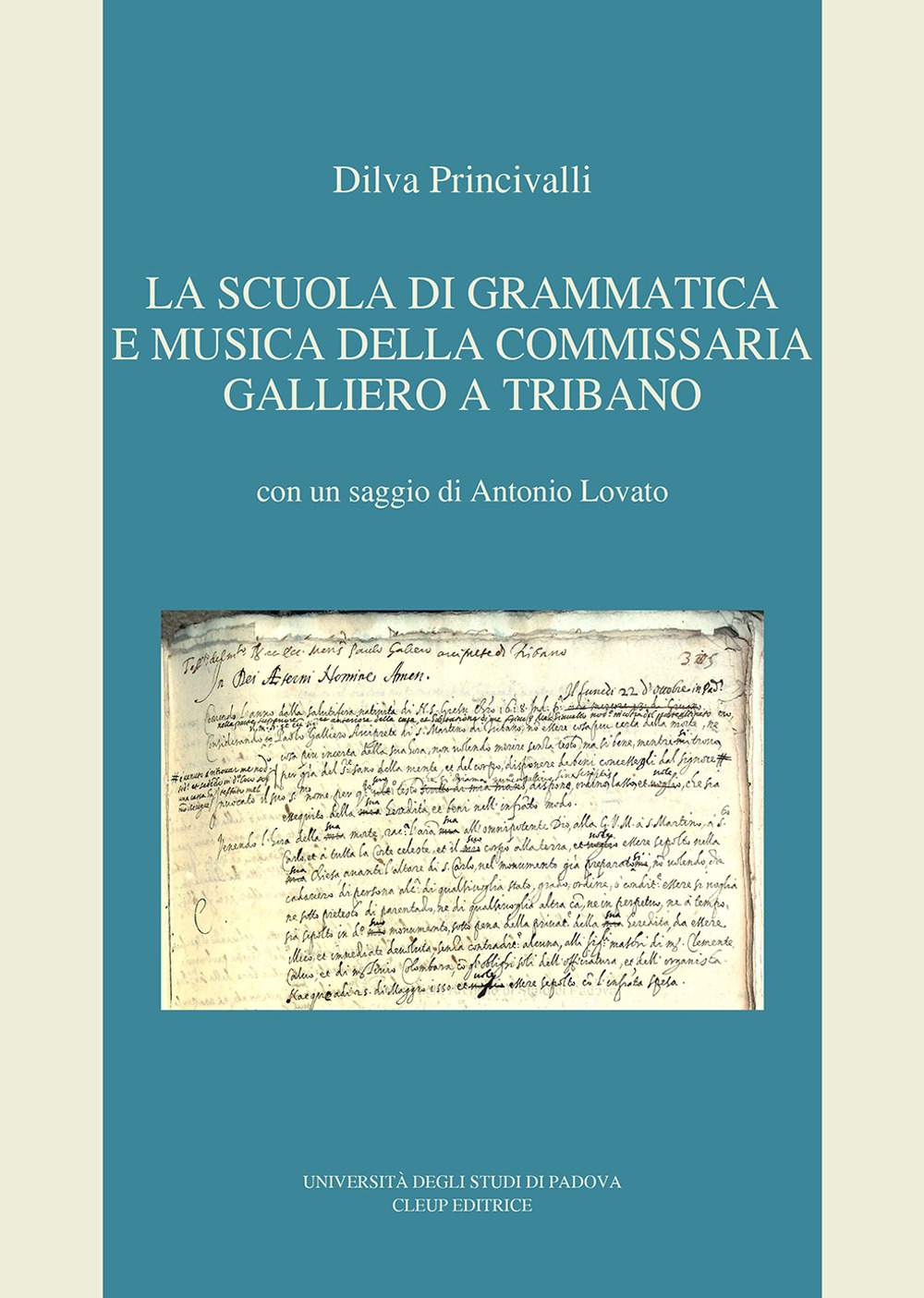 La scuola di grammatica e musica della commissaria Galliero a Tribano