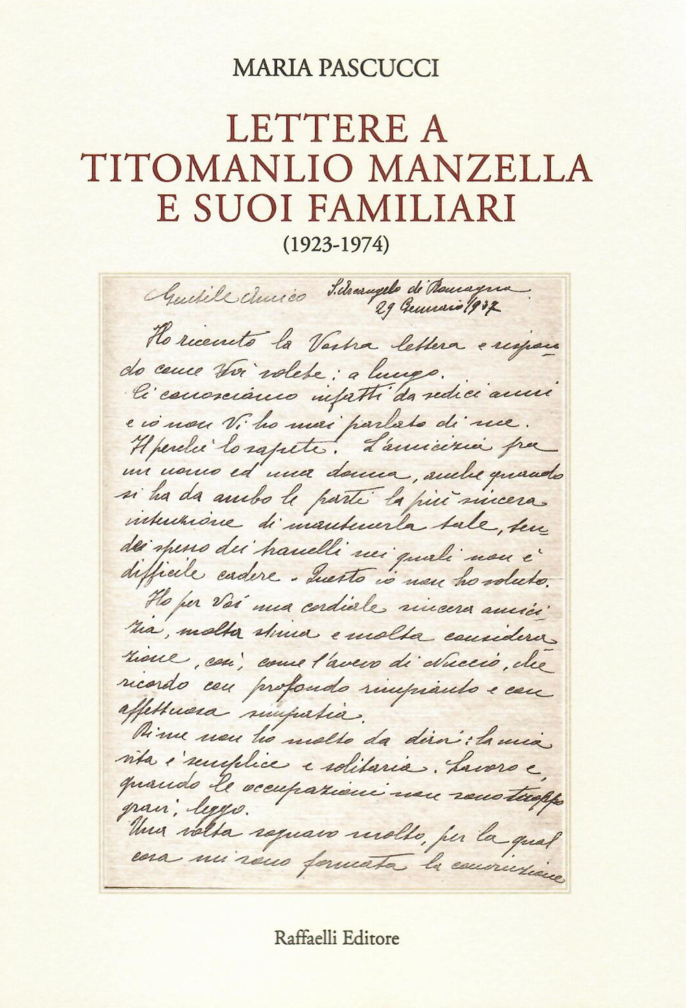 Lettere a Titomanlio Manzella e suoi familiari (1923-1974)