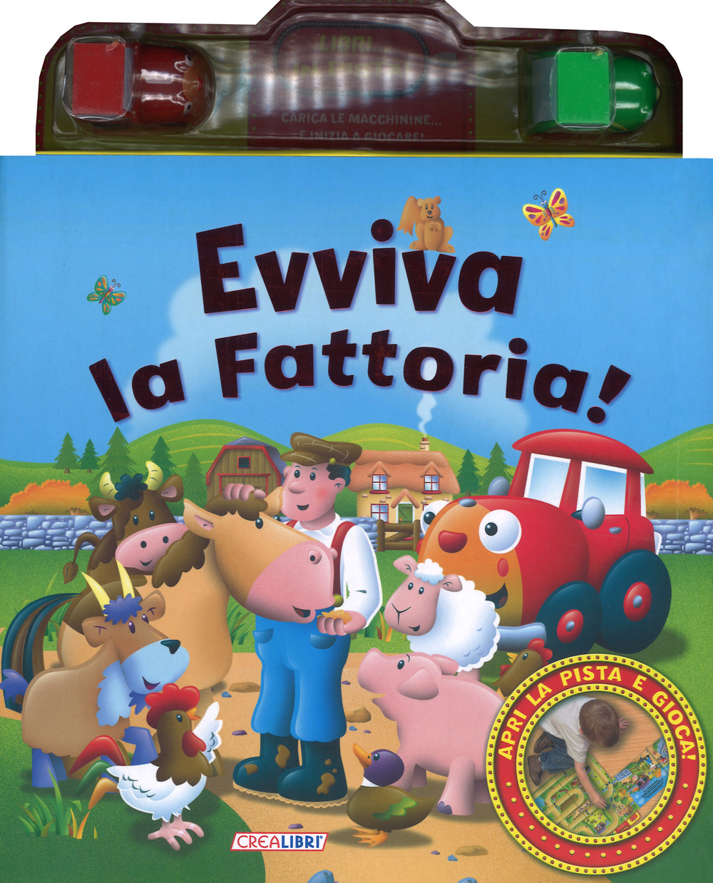 Evviva la fattoria! Libri... in pista! Ediz. a colori. Con gadget