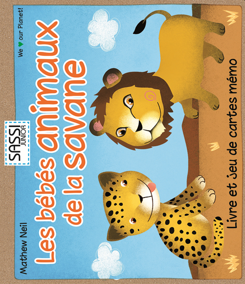 Les bébés animaux de la savane. Ediz. illustrata. Con gadget