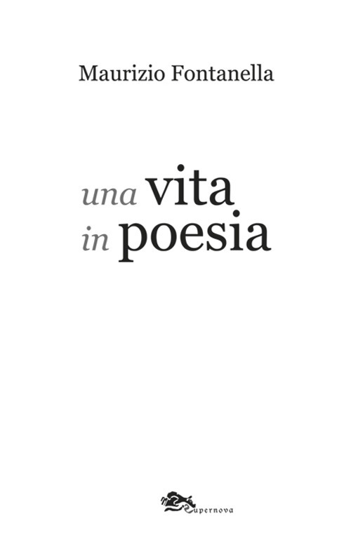 Una vita in poesia