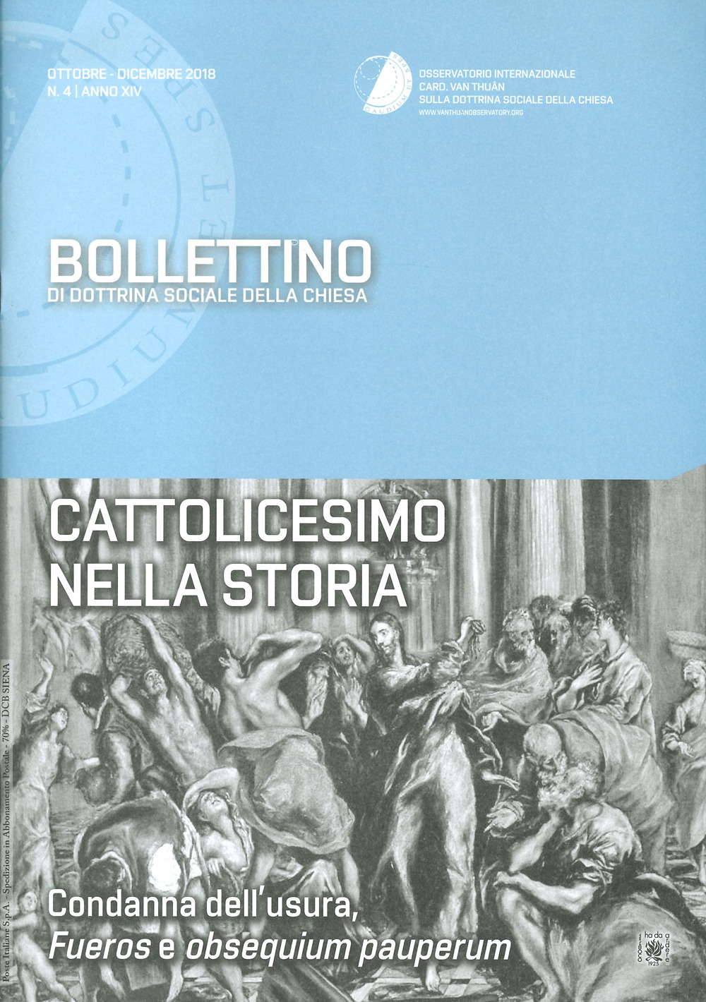 Bollettino di dottrina sociale della Chiesa (2018). Vol. 4