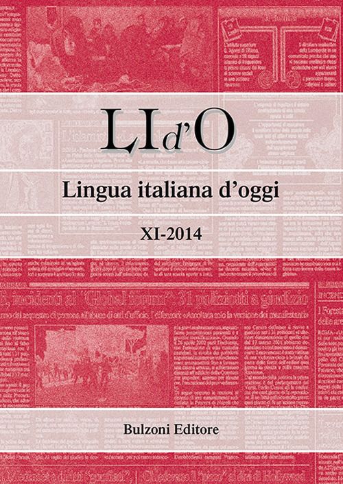 LI d'O. Lingua italiana d'oggi (2014). Vol. 11