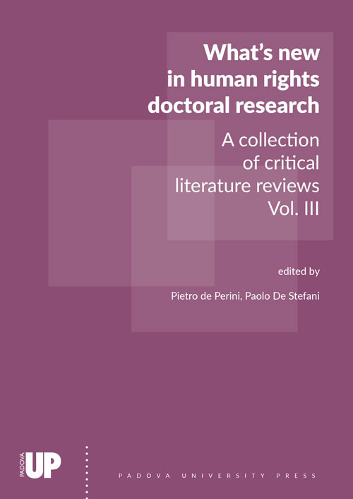 What's new in human rights doctoral research. A collection of critical literature reviews. Vol. 3