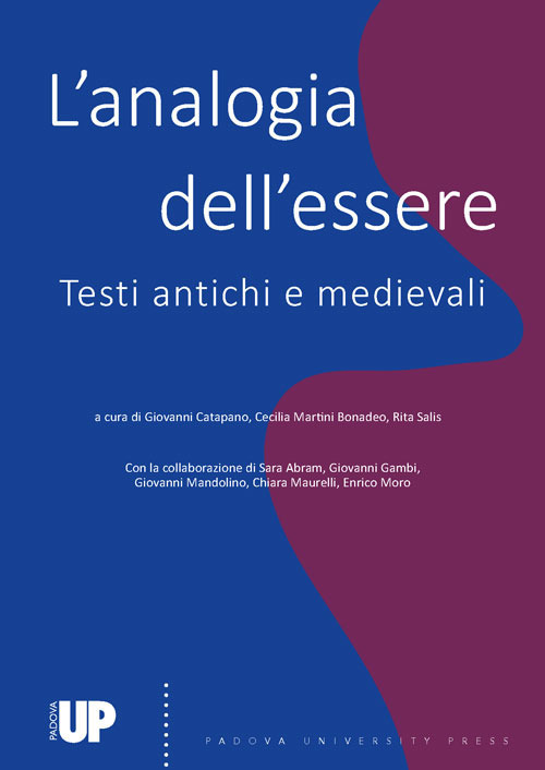 L'analogia dell'essere. Testi antichi e medievali