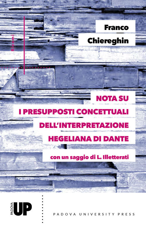 Nota su i presupposti concettuali dell'interpretazione hegeliana di Dante