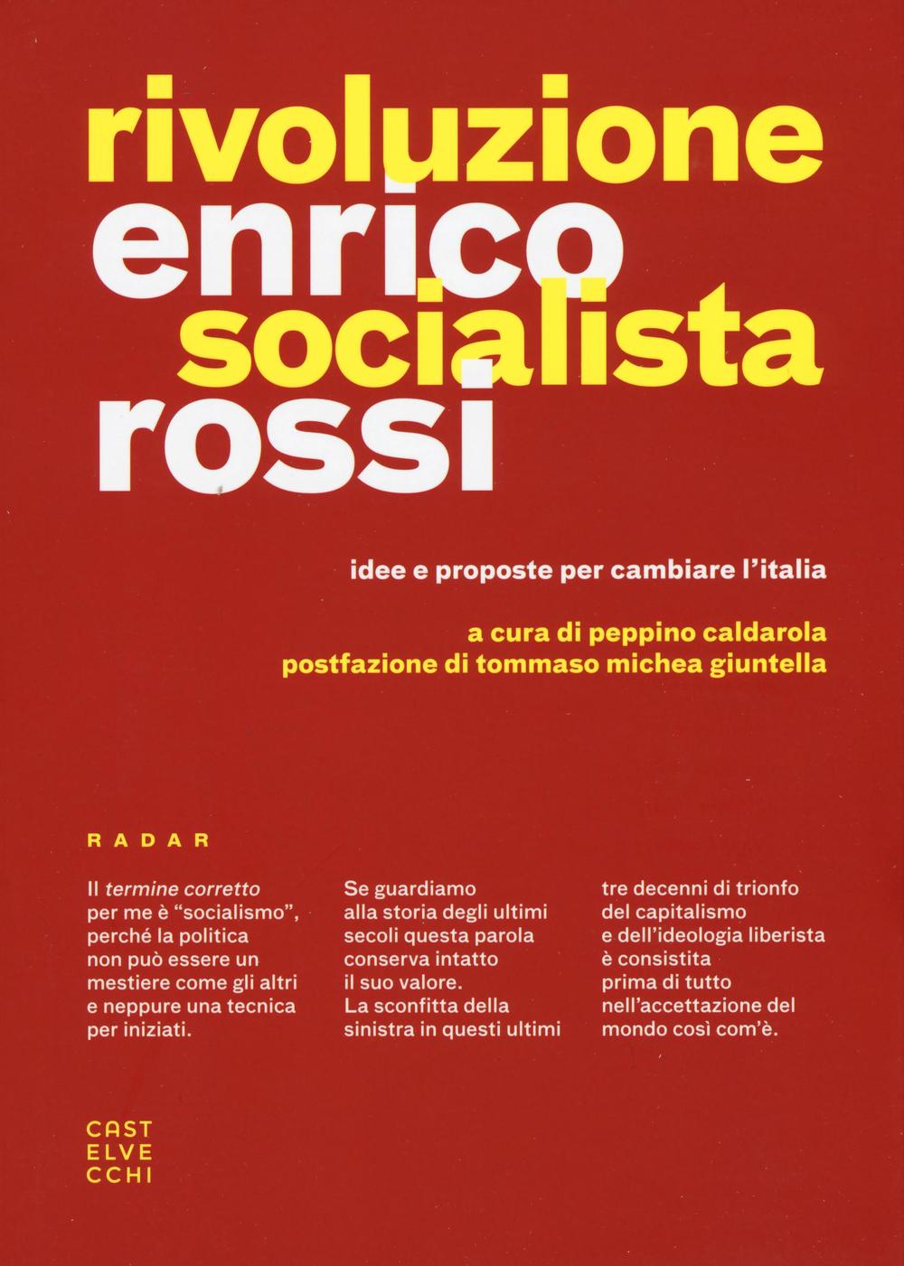 Rivoluzione socialista. Idee e proposte per cambiare l'Italia