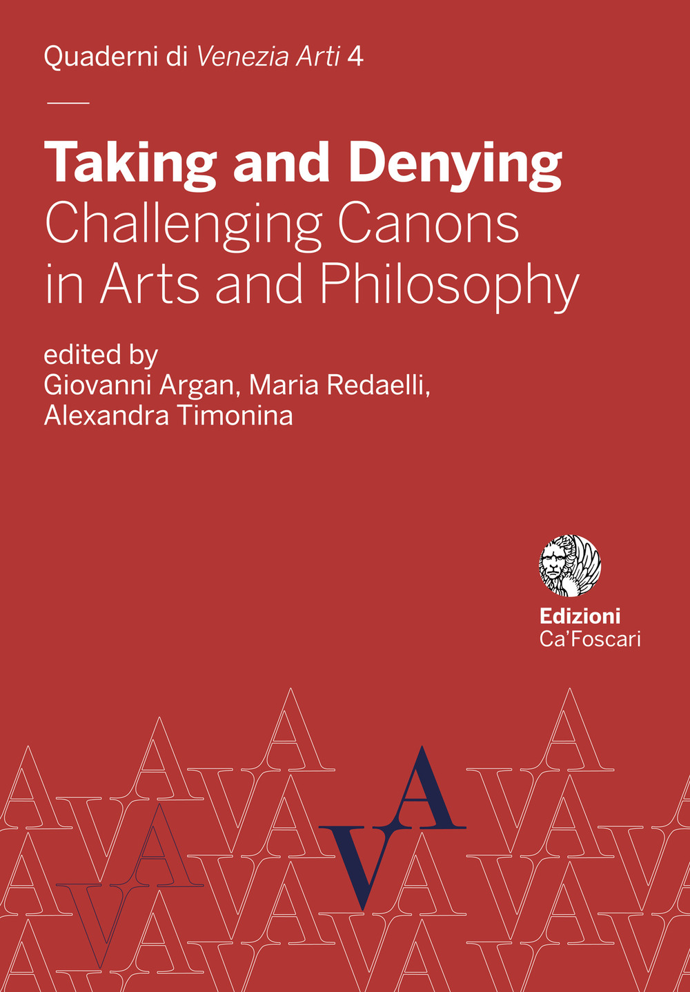 Taking and denying. Challenging canons in arts and philosophy