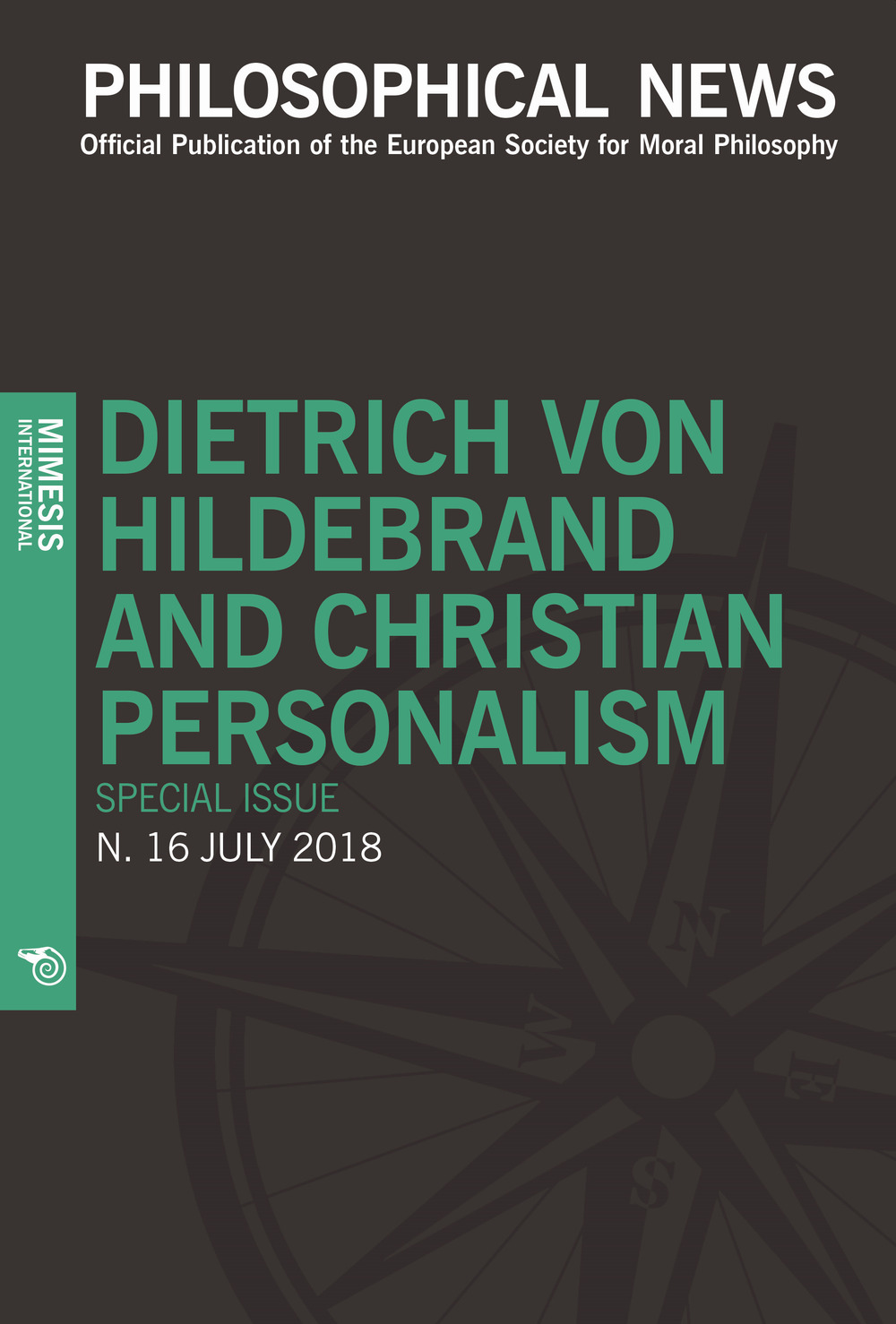 Philosophical news (2018). Vol. 16: Dietrich von Hildebrand and christian personalism. Special issue