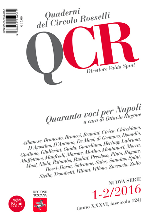 QCR. Quaderni del Circolo Fratelli Rosselli (2016). Vol. 1: Quaranta voci per Napoli