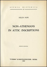 Non-athenians in attic inscriptions (1935)