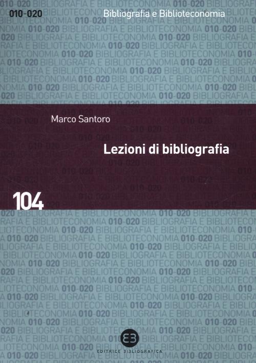 Lezioni di bibliografia