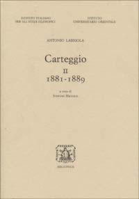 Carteggio. Vol. 2: 1881-1889