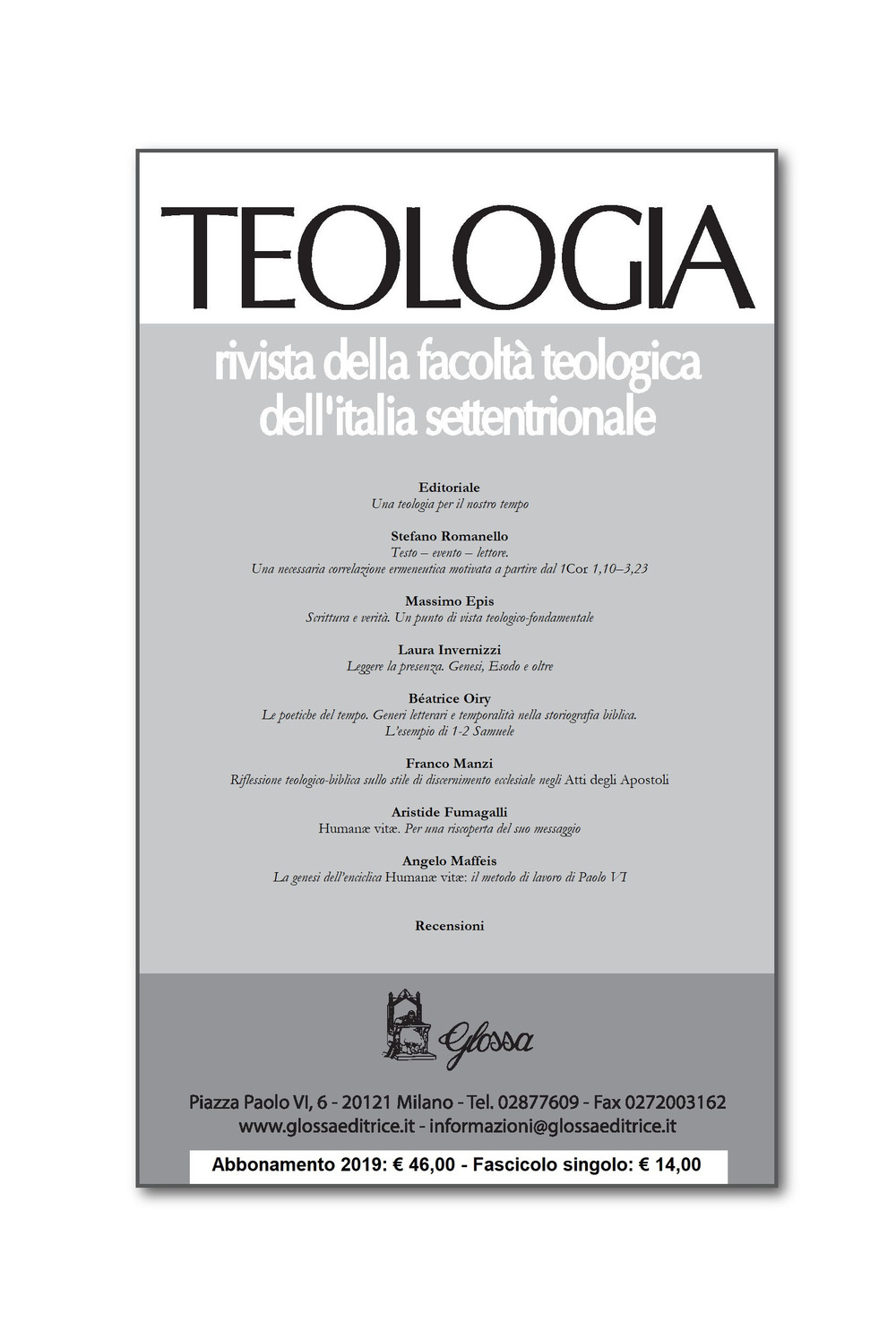 Teologia (2018). Vol. 3